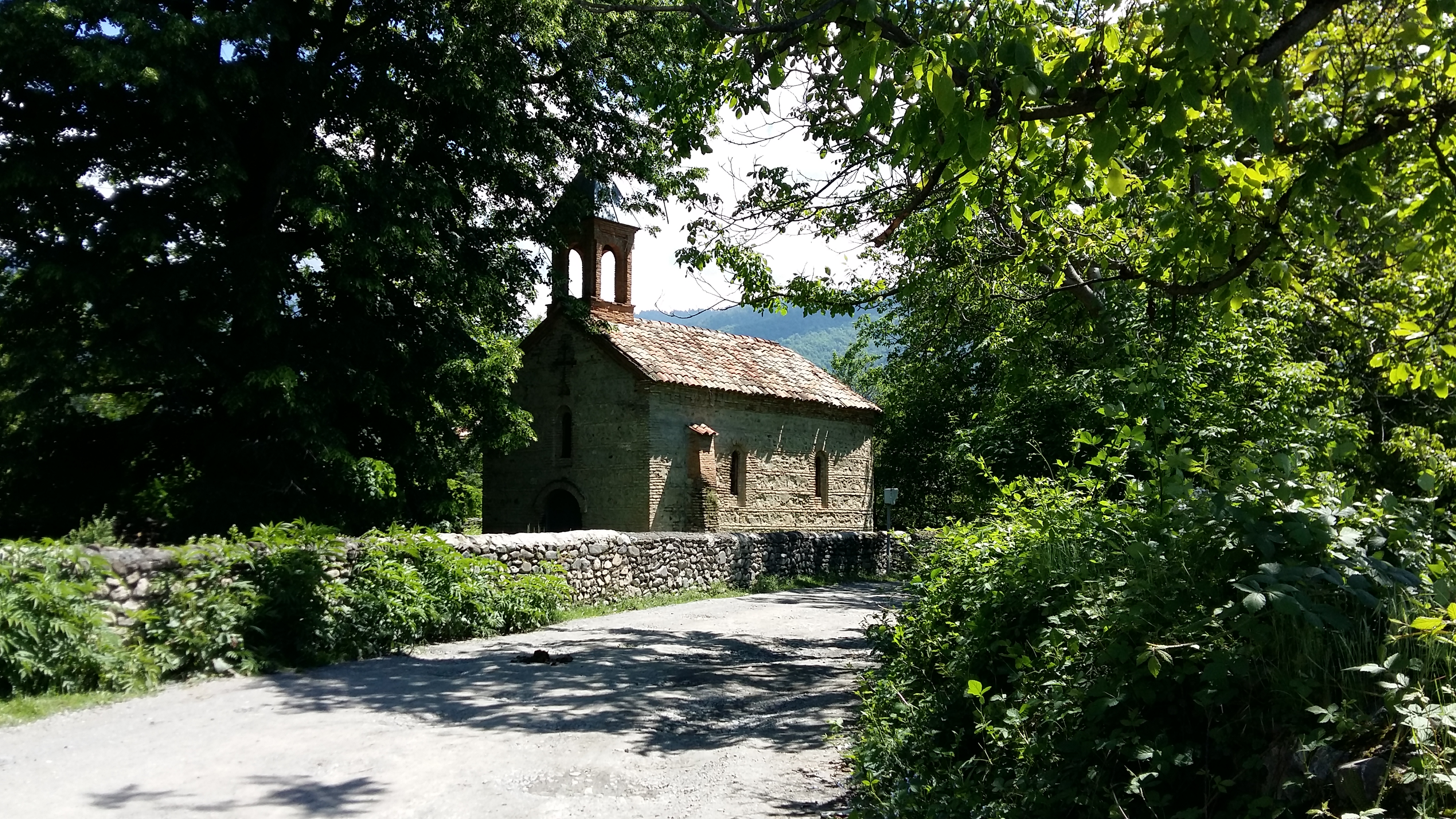 Small stone church.