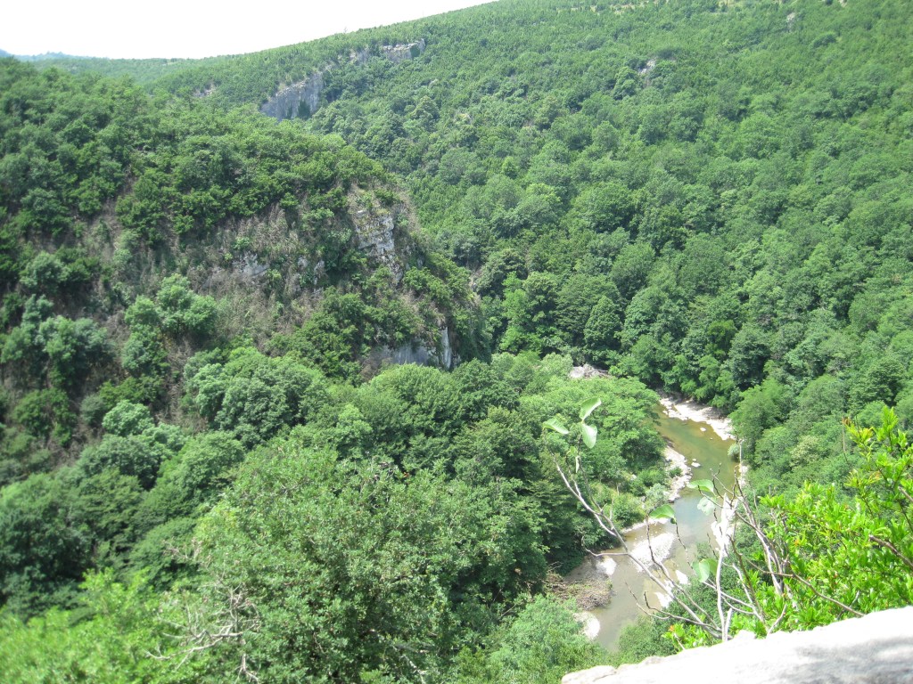 Gorge below Motsameta Monastery
