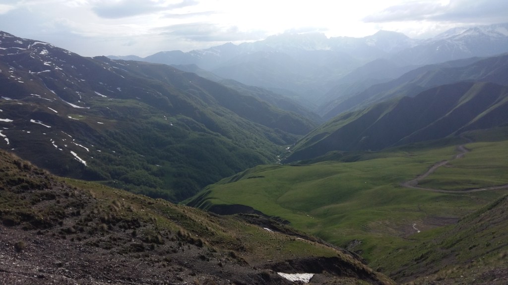 Mountains near the Datvisjvari Pass.