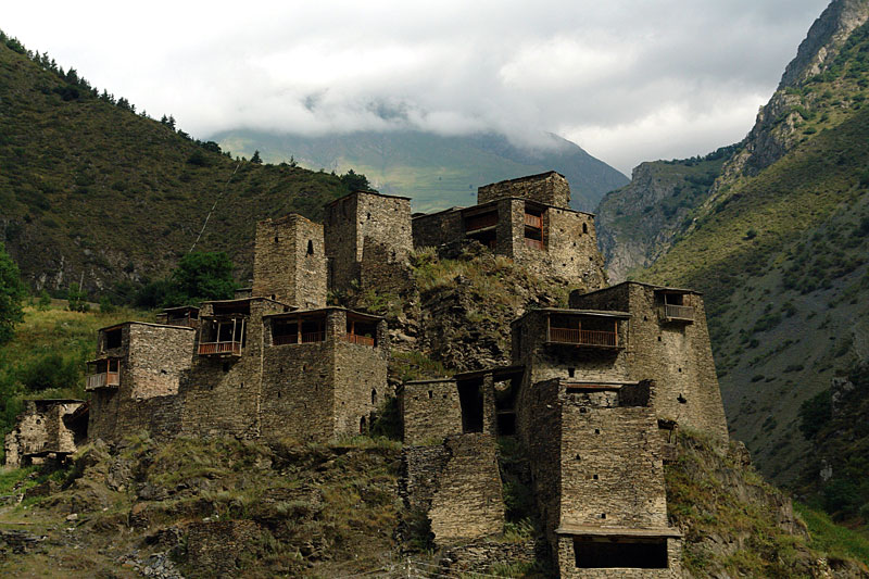 The fortress of Shatili, Khevsureti.